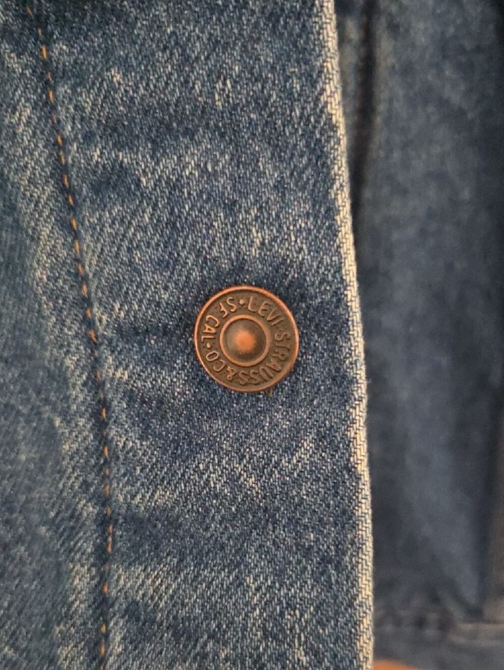 1977 Levi's Blanket Lined Trucker Jacket, Type III 70506-0316 - Picture 6 of 7